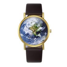 Womens Retro Design Leather Band Analog Alloy Quartz Wrist Watch